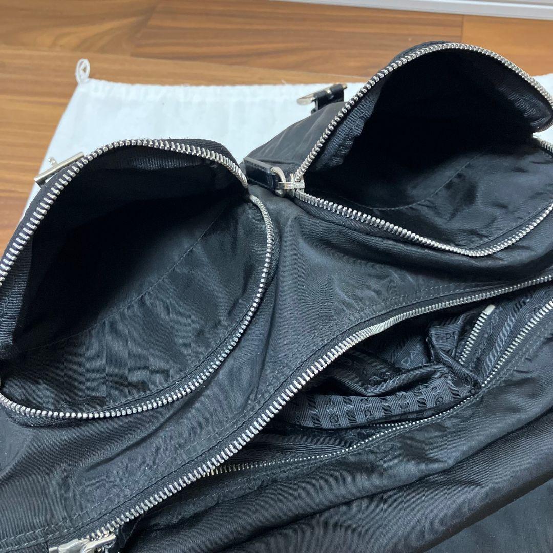 極美品　PRADA　ショルダーバッグ　黒　保存袋付