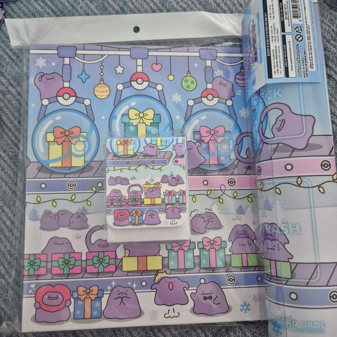 韓国限定 ポケモンカードゲームコレクション メタモン ピカチュウ 3点セット