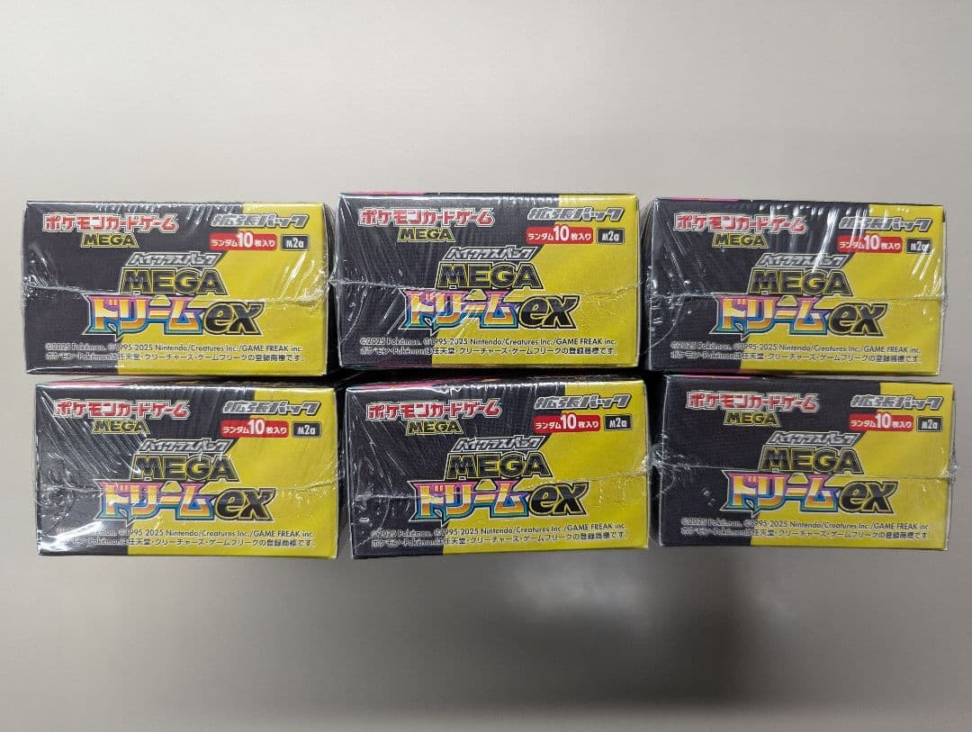 ポケモンカード MEGA ドリームex 6BOX
