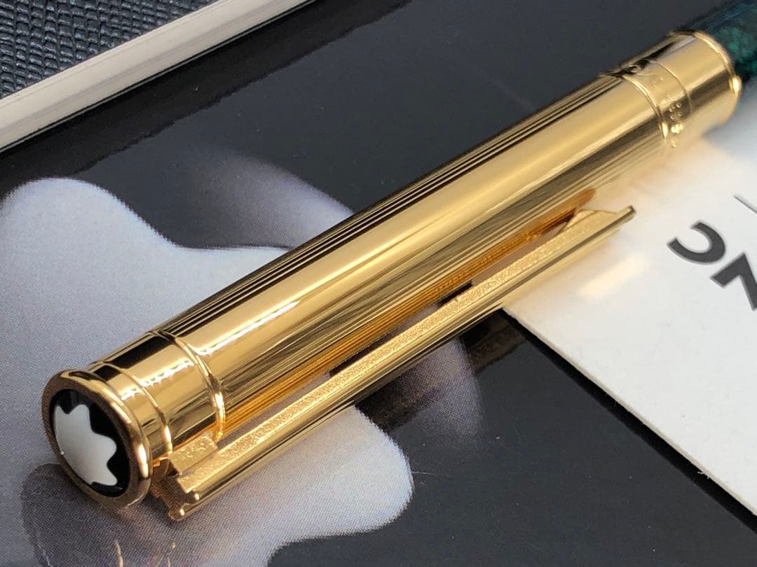 モンブラン　★幸運を導くグリーン・メノウ・入手困難な逸品！★最高級★未使用保管品