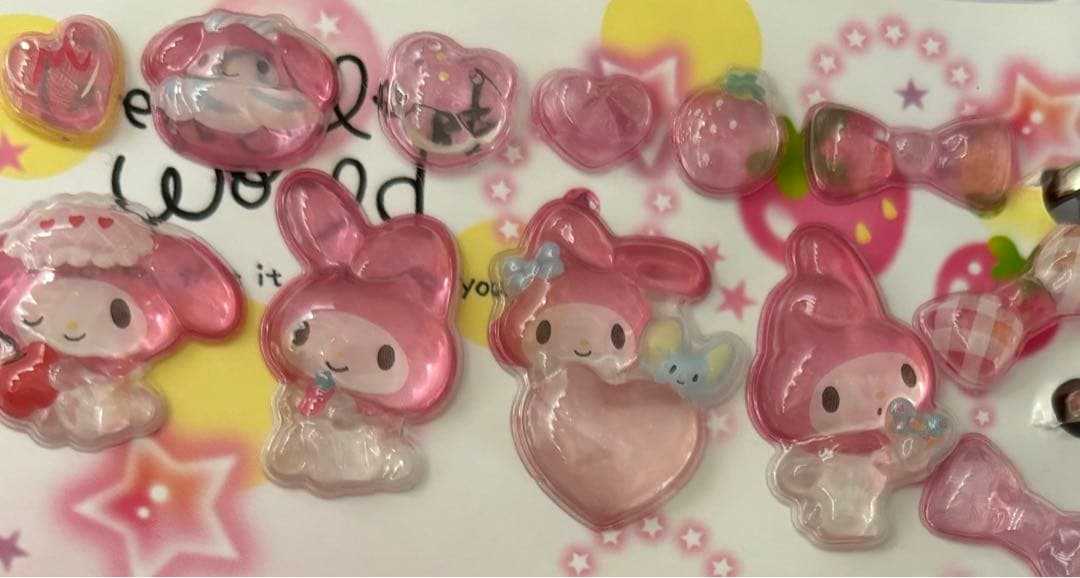 シール帳　完成品　ボンボンドロップシール おはじきシール