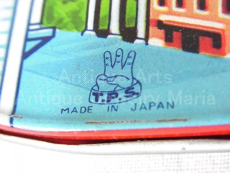 ブリキの飛行機が走る ドリームランド エアポート １９６０年代　日本製　箱付き