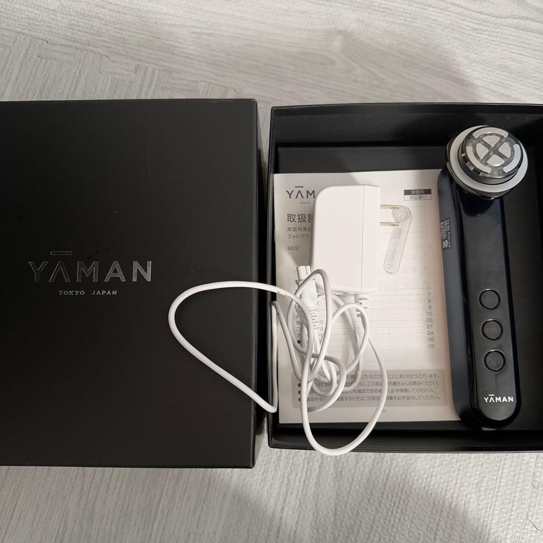YAMAN 美顔器 フォトプラスプレステージspブラック 充電器付き