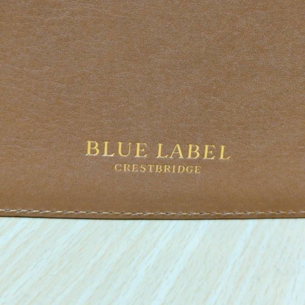 【美品】ブルーレーベルクレストブリッジ 手帳型 iPad mini ケース レア