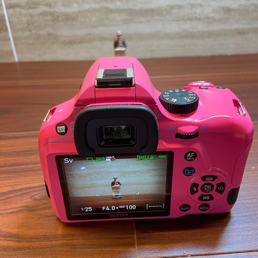 PENTAX K-50 ダブルズームキット ピンク ほぼ新品 4644