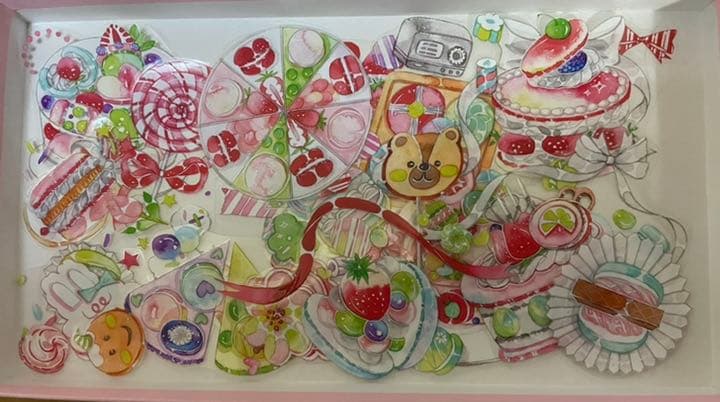 フレークシール【マカロン】