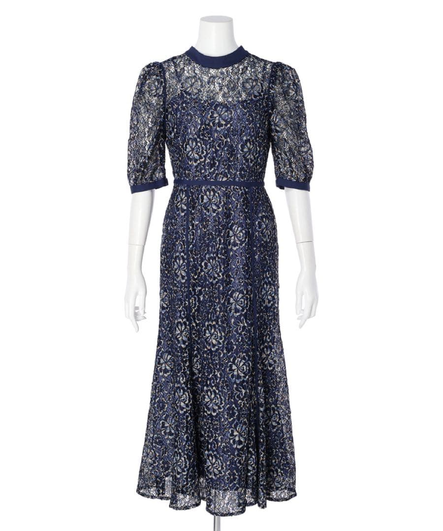 Mystrada マーメイドドレス　パーティードレス　ネイビー　38