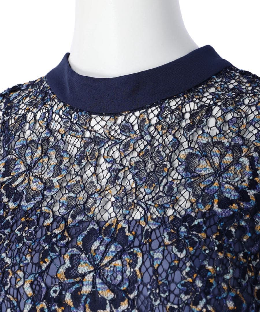 Mystrada マーメイドドレス　パーティードレス　ネイビー　38