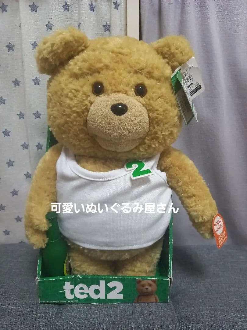希少品　テッド　トーキング　ぬいぐるみ　TED　しゃべる　動く　おもちゃ　海外