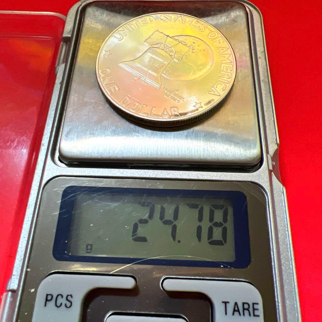 【銀貨/S刻印】アメリカ 1776-1976年 独立200周年記念 1ドル 銀貨