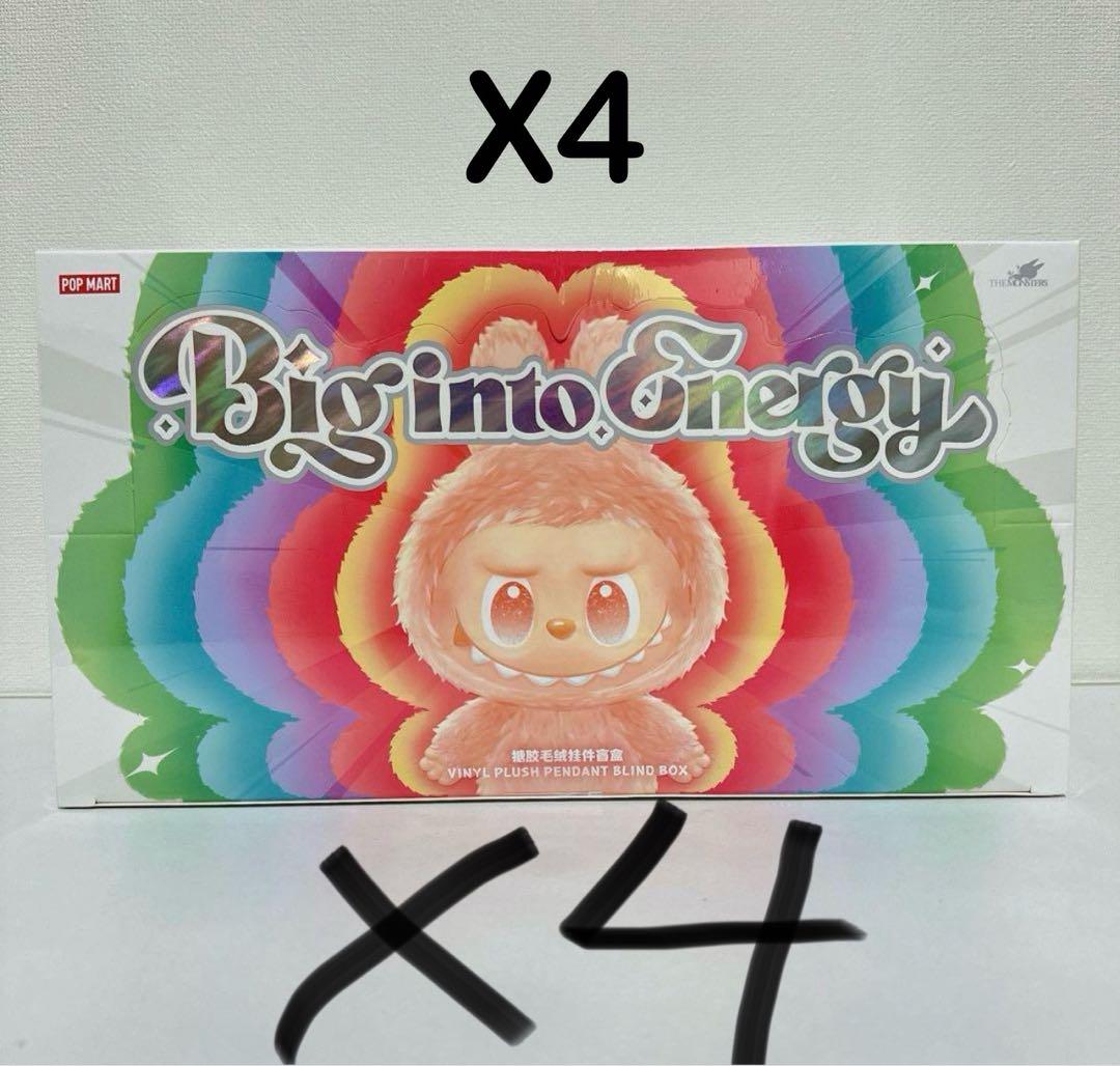 ぬいぐるみ LABUBU THE MONSTERS Big into Energy x4