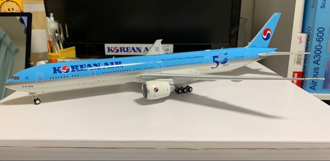 航空機・ヘリコプター B-Models 1/200 Korean Air B777-300ER