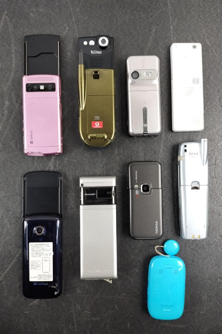 ジャンク品 ガラケー 68台 約7kg セット まとめ