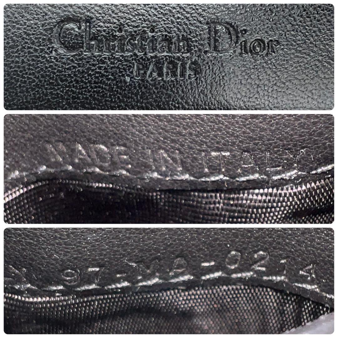 レディディオール カナージュ ロータスウォレット パテント ブラック A755