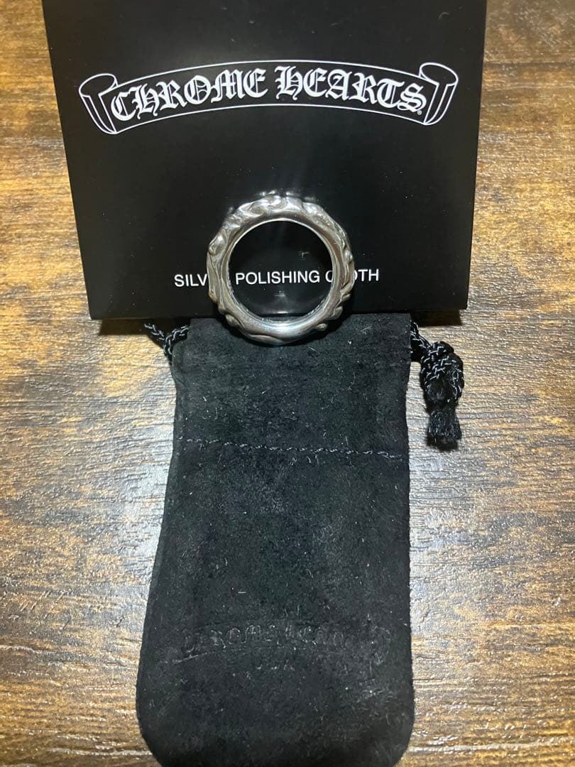 T*O様 Chrome Hearts スクロールバンド リング　20号