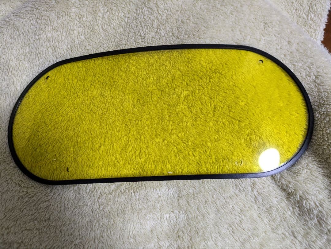 スズキGS1200ss用 純正オプションヘッドライトカバー 取り付け金具付き