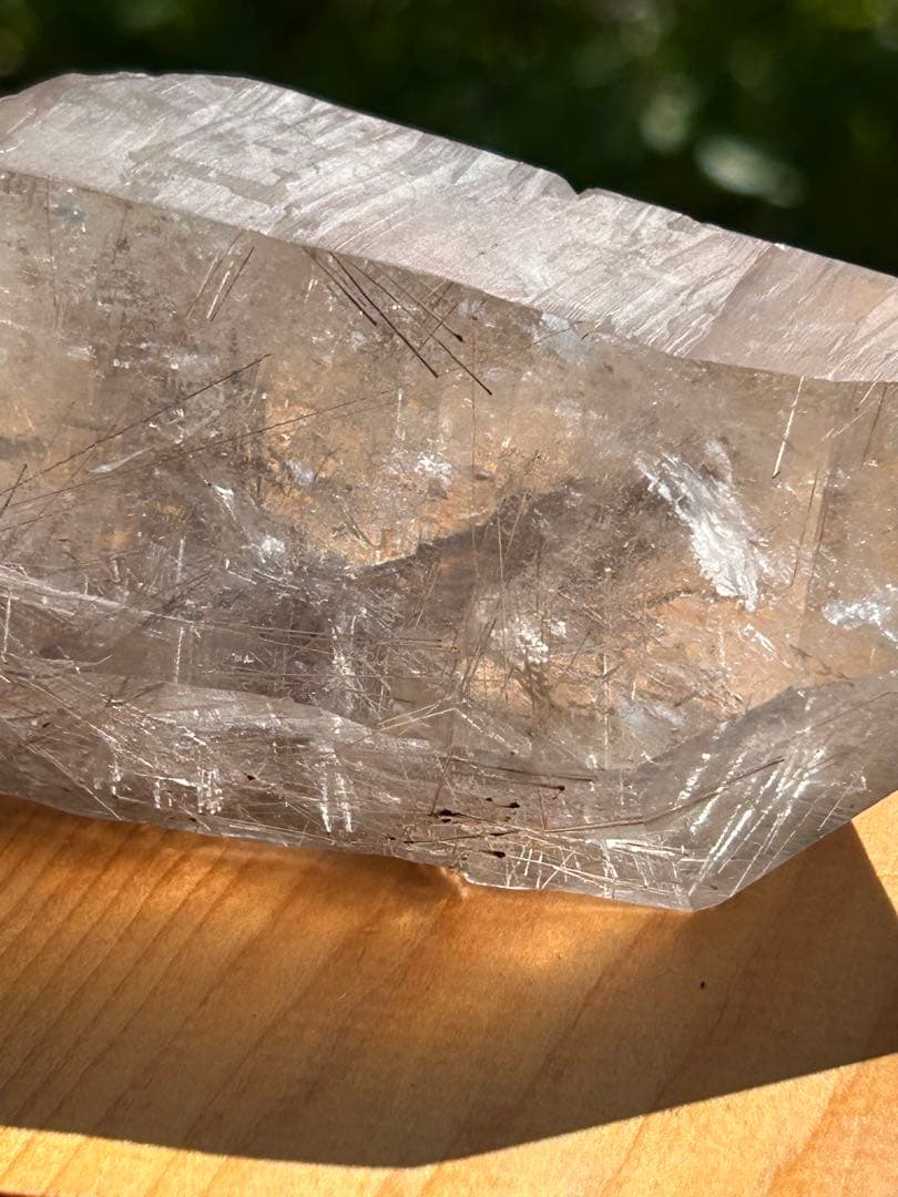 ブラウンルチル原石カテドラルAAAAAレインボー入 希少価値‼️大特価SALE