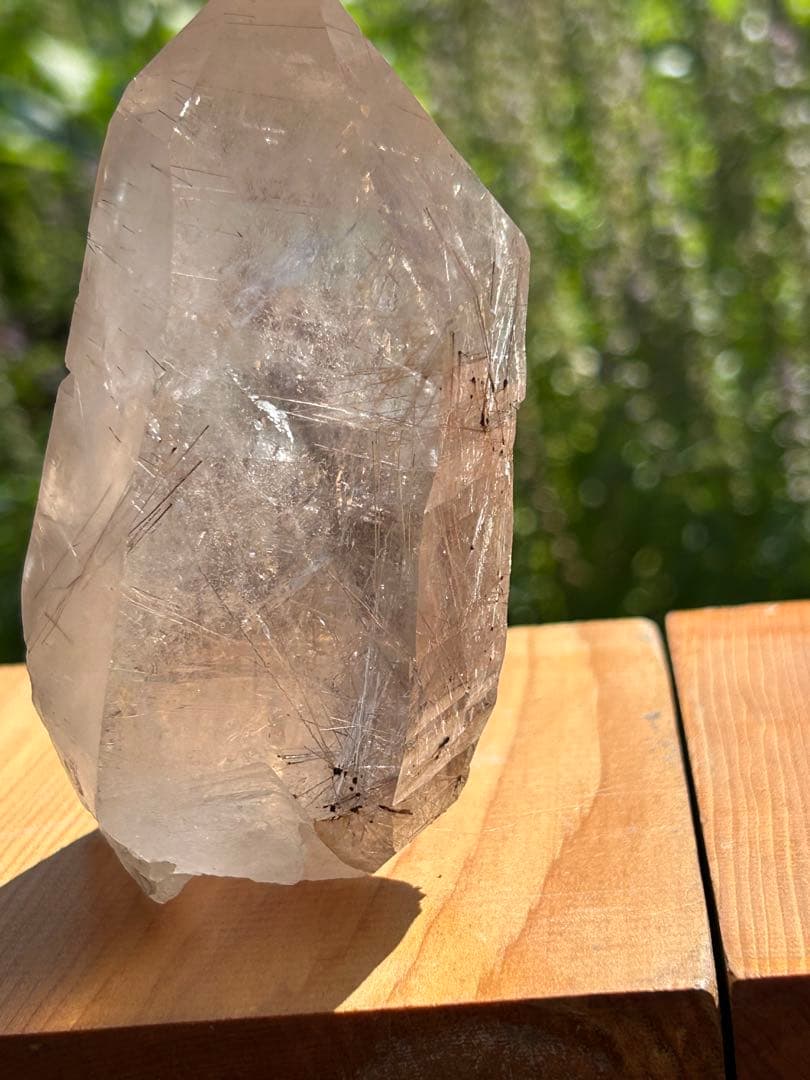 ブラウンルチル原石カテドラルAAAAAレインボー入 希少価値‼️大特価SALE