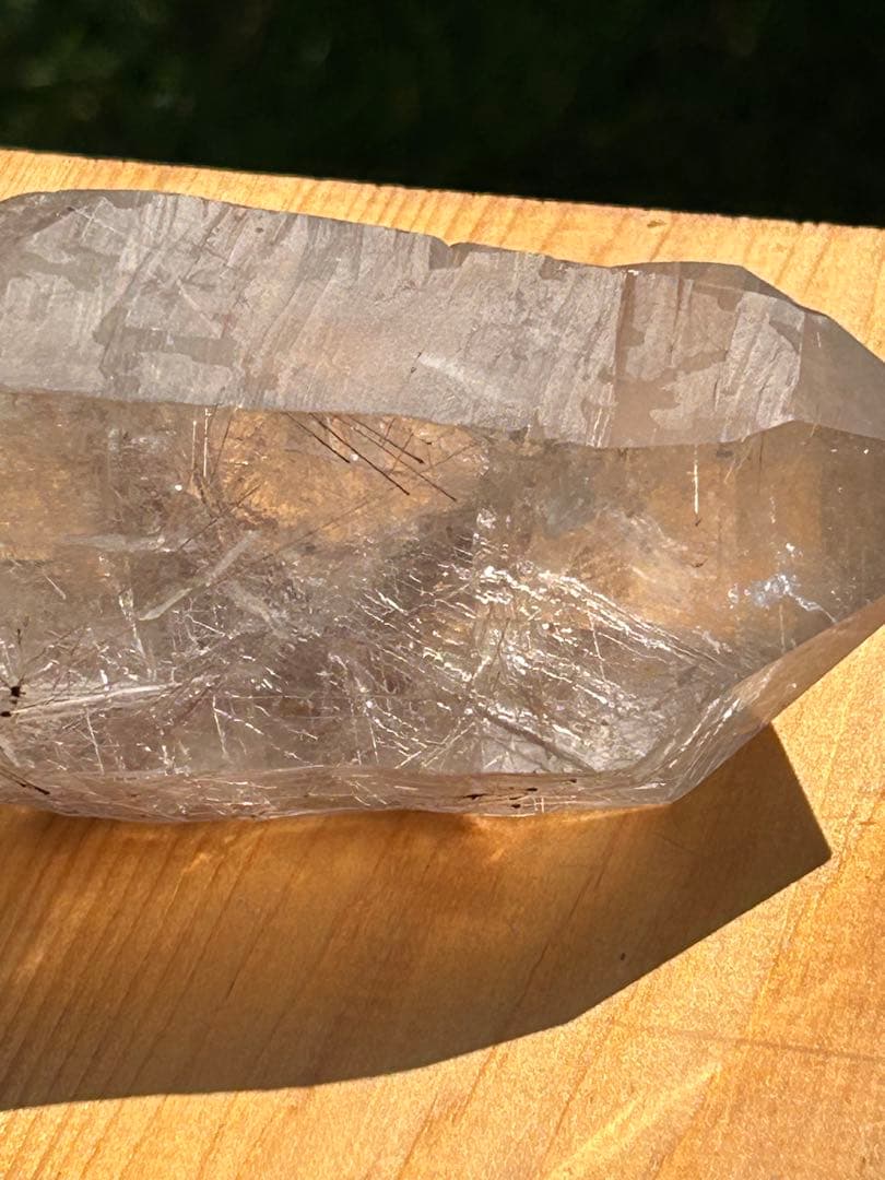 ブラウンルチル原石カテドラルAAAAAレインボー入 希少価値‼️大特価SALE