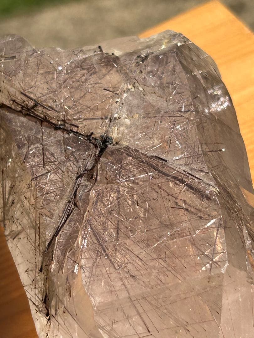 ブラウンルチル原石カテドラルAAAAAレインボー入 希少価値‼️大特価SALE