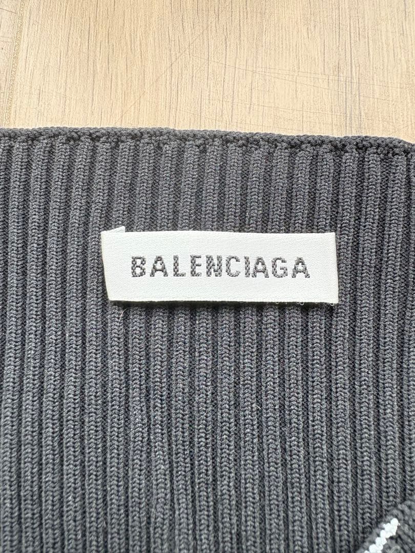 バレンシアガBALENCIAGA ロゴプリント タイトスカート S
