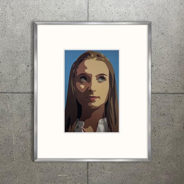 限定マット額装品/Elena rolling/ジュリアン・オピー