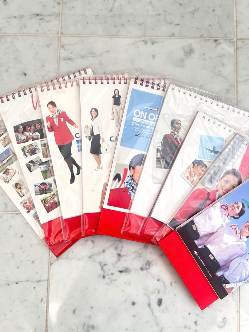 JALエクスプレス 卓上カレンダー 9年分セット スカイキャスト JEX JAL