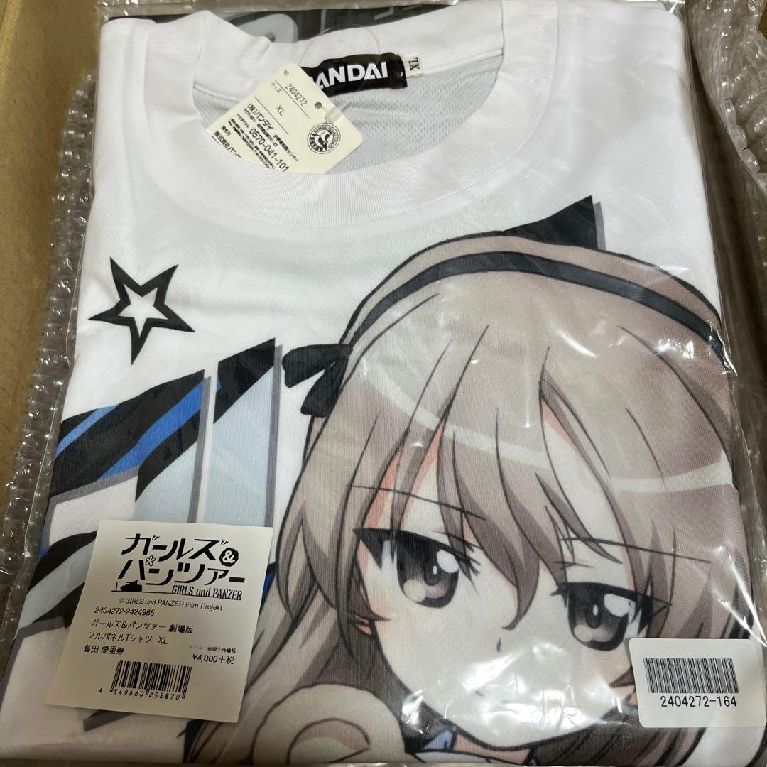 希少　未開封　ガールズ&パンツァー　劇場版　フルパネルTシャツ　島田愛里寿　XL