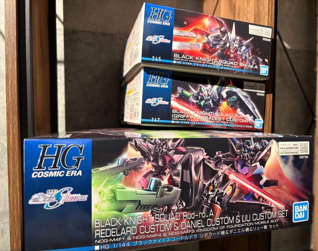 hg ブラックナイトスコードルドラ　ブラックナイトスコードジヴァ　5体セット