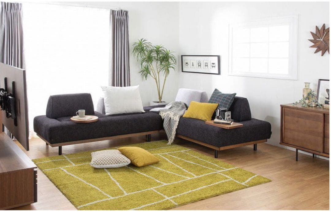 グラード用 テーブル丸 BR色 木製テーブル 黒い金属脚