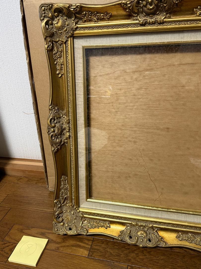 （8）油絵額縁　アンティーク ゴールド　アンティーク調 額縁 空額 ヴィンテージ