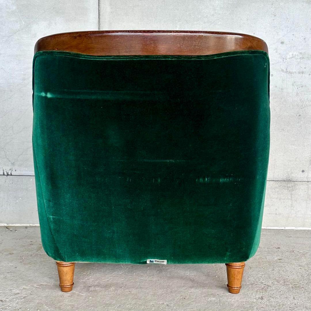 ★魅惑のグリーン★maruniマルニ木工 グリーンベルベット　ベルサイユ ソファ