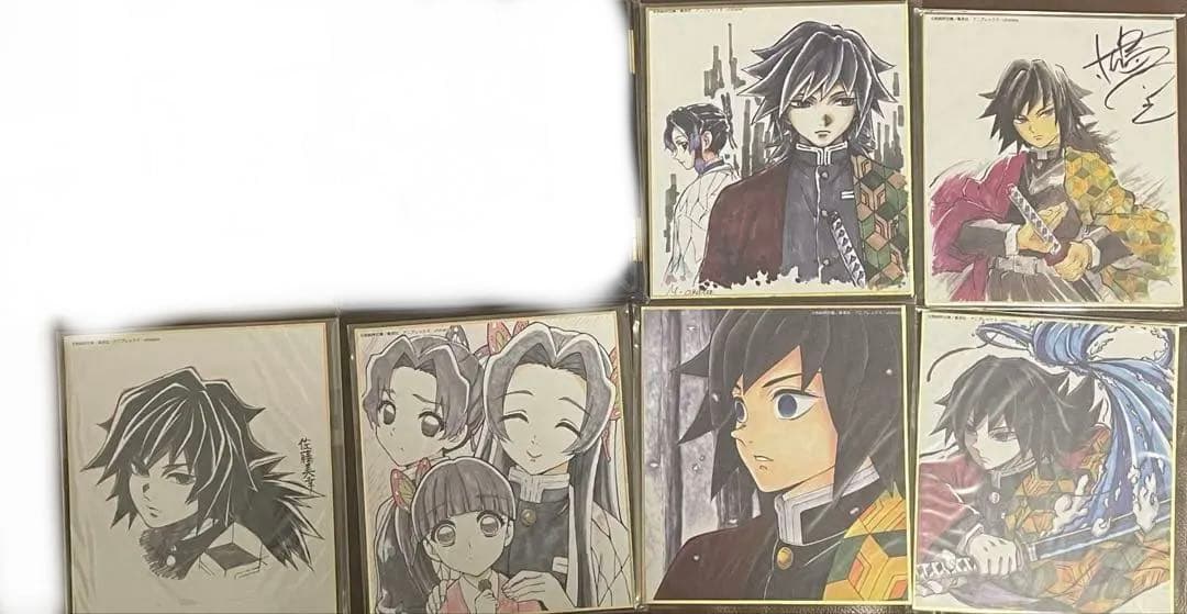 鬼滅の刃 アクリルスタンド ミニ色紙　希少 冨岡義勇　セット