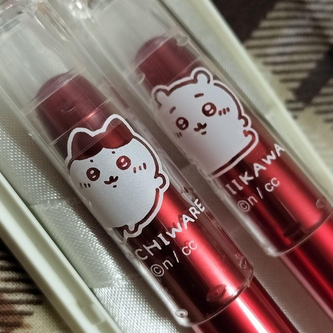 【ちいかわハチワレ２本セット】採点ペン【新品未使用】限定品プラチナ製ソフトペン