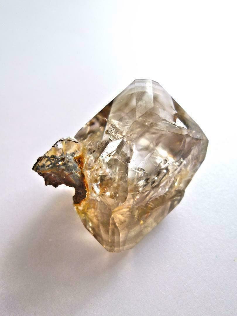 スモーキー クォーツ ハ―キマ―ダイヤモンド 水晶 鉱物標本