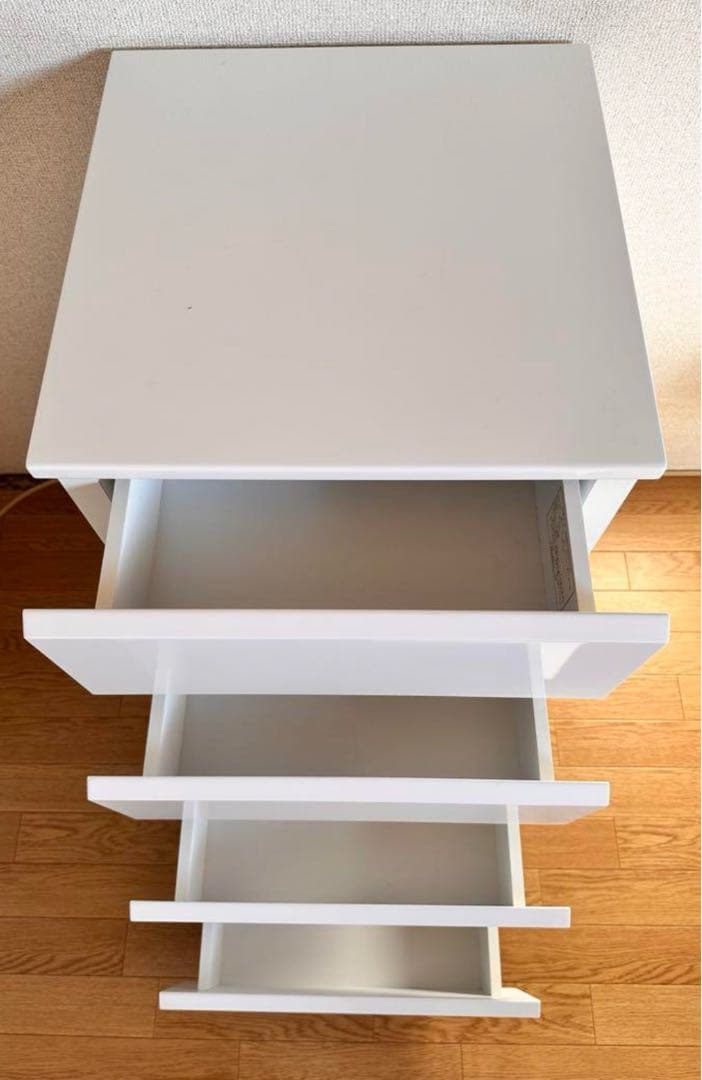 値下げ SOFEE-2 CHEST 45-45 ホワイト 4段