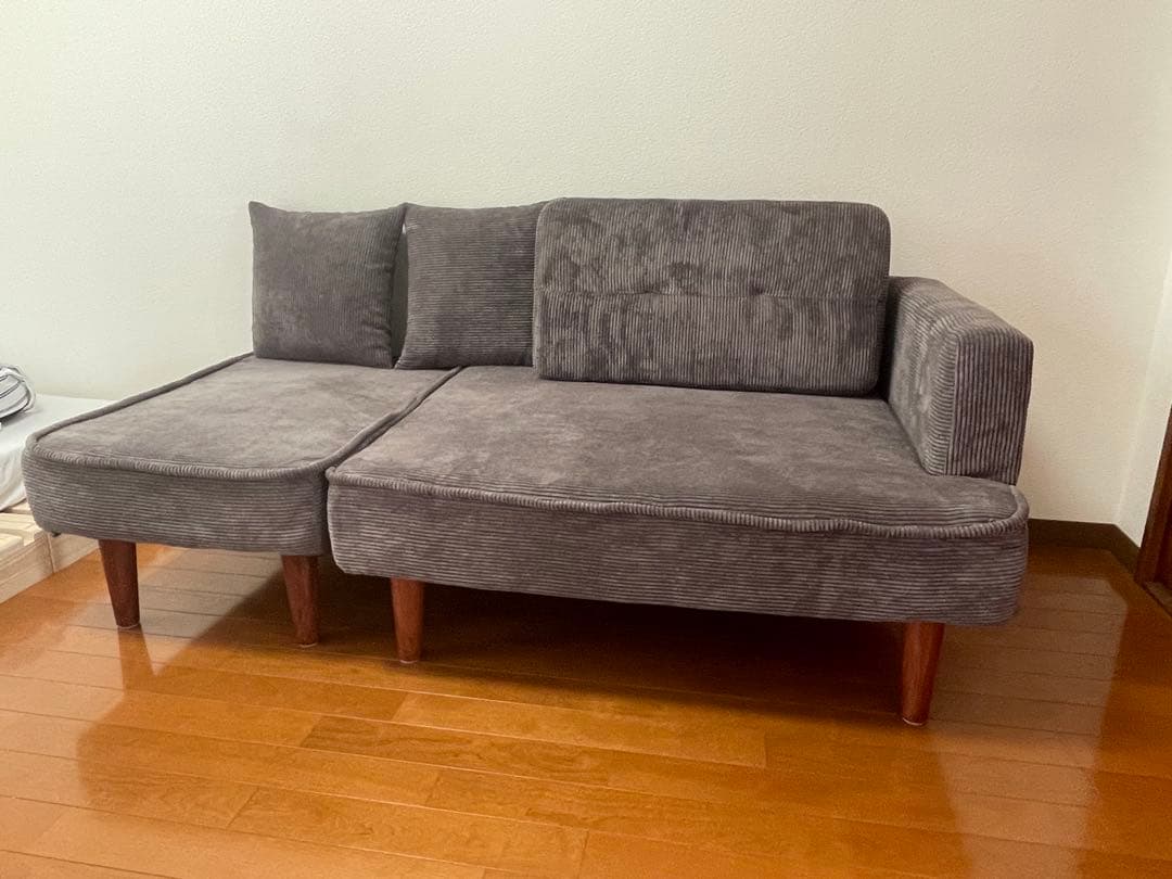美品 コーデュロイ　カウチソファ