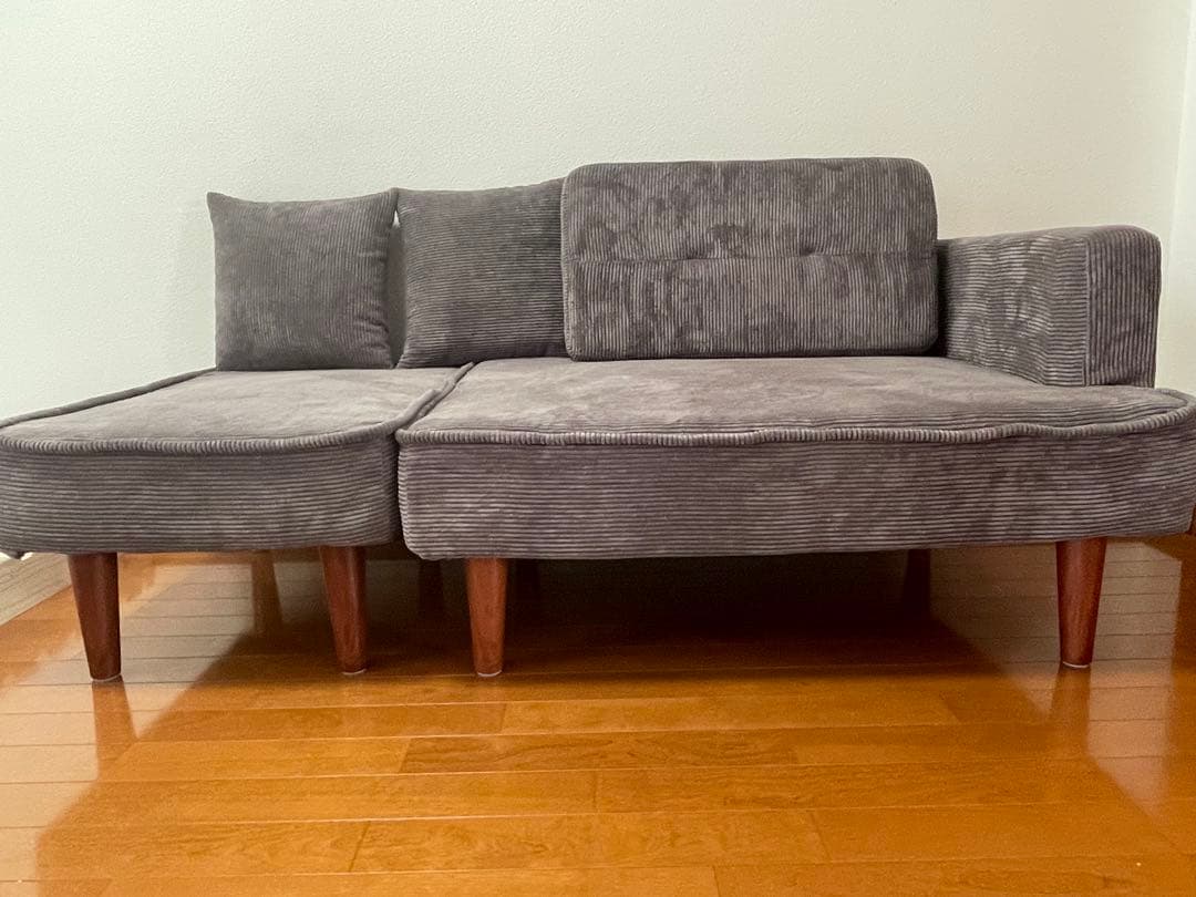 美品 コーデュロイ　カウチソファ
