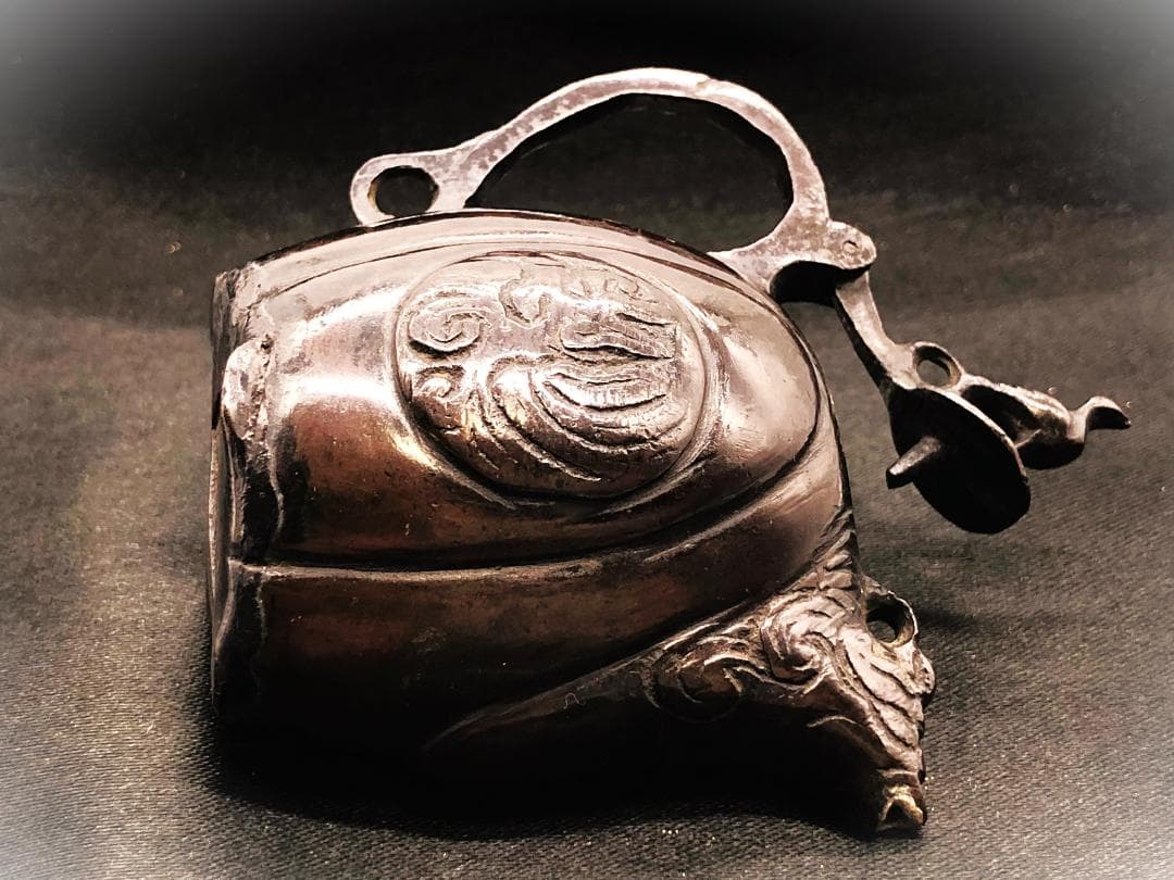 【 倣唐物 古銅鳳凰水滴 】 江戸時代（18世紀末） 蔵出し