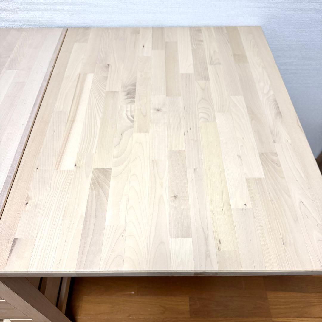 【美品】IKEA NORDEN ゲートレッグテーブル バーチ