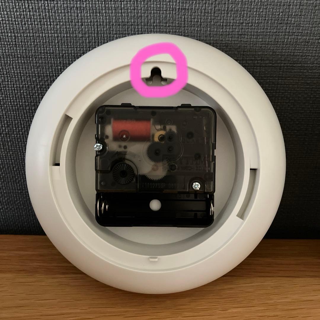 ☆ふくろう☆HAY TABLE CLOCK ホワイト　置き時計、壁掛け時計