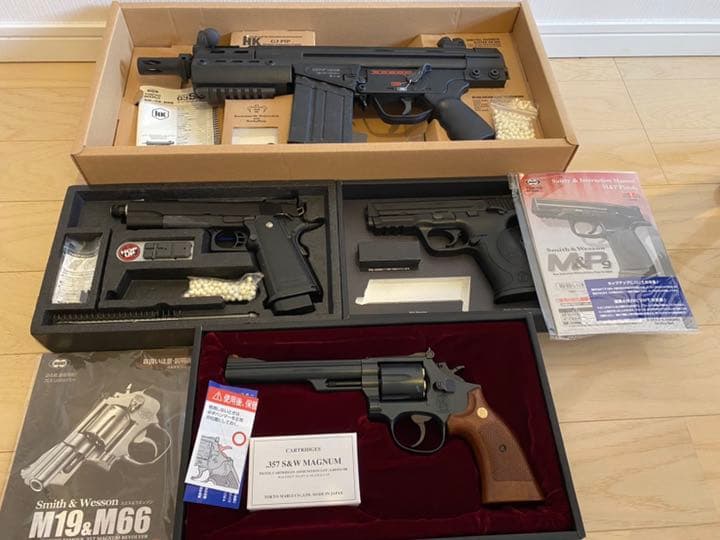 東京マルイ 電動ガンG3SAS  ガスブロハイキャパ5.1 m&p9 M19リボ