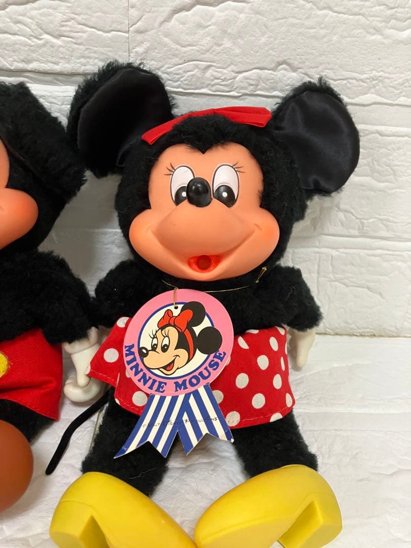 ヴィンテージ ミッキーマウス＆ミニーマウス ヤングエポック タグ付き　当時物
