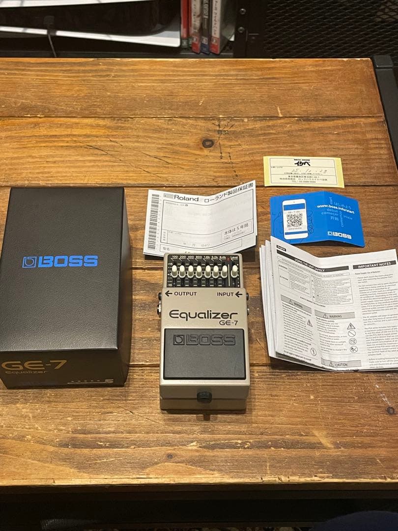 新品未使用　10月末店頭購入品　 BOSS GE-7