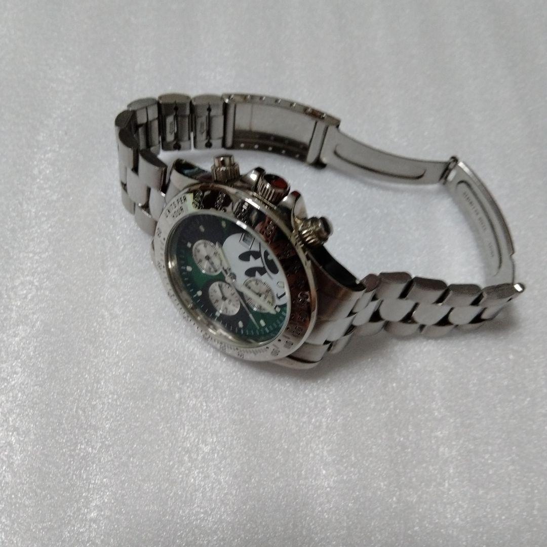 【新品電池交換済み】クロノグラフ　ミッキーマウス　腕時計　希少モデル