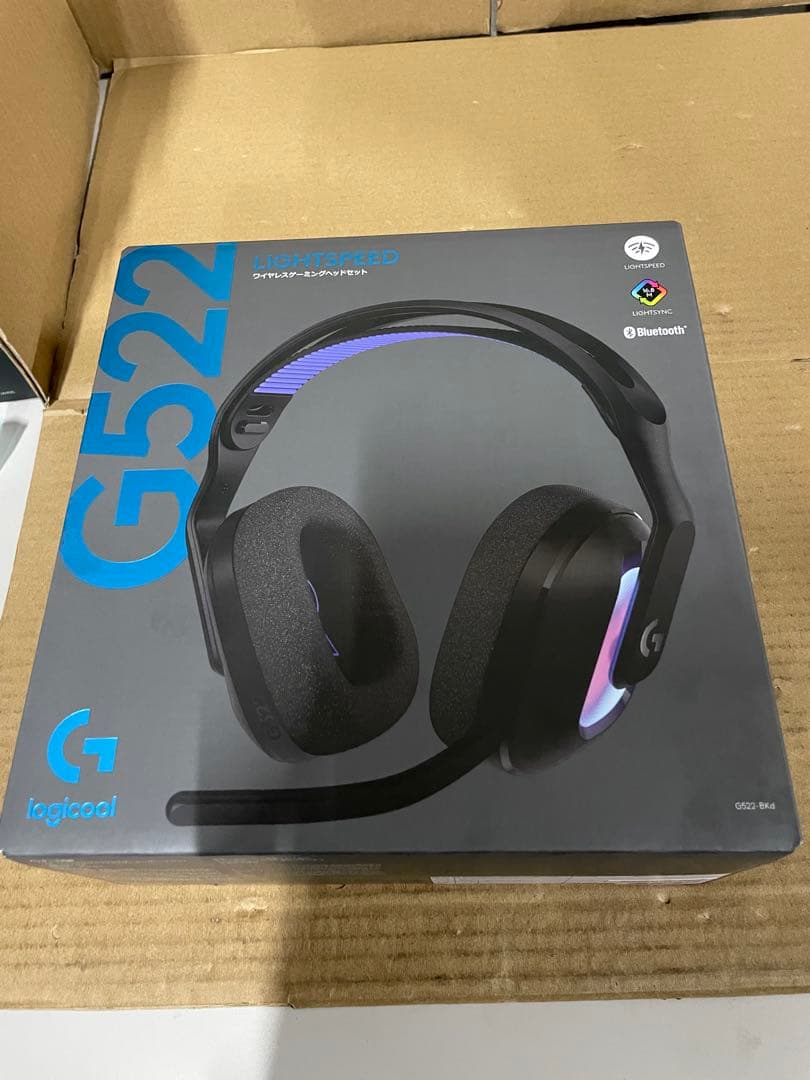 Logicool G ワイヤレス ゲーミングヘッドセット G522 マイク付き
