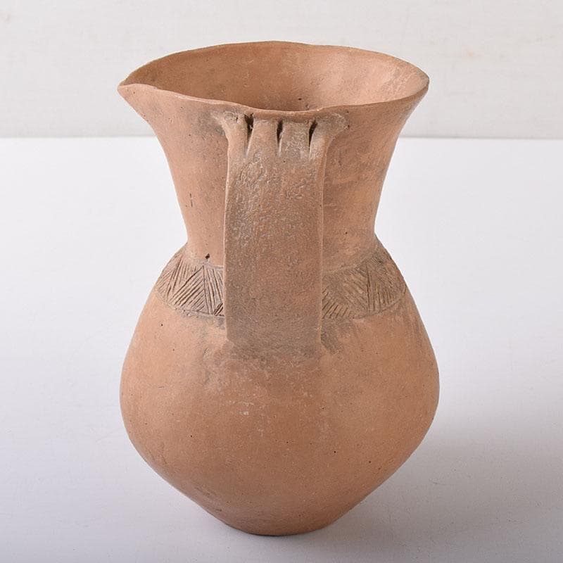 弥生式土器　水瓶　持ち手付水甕　C　R8432