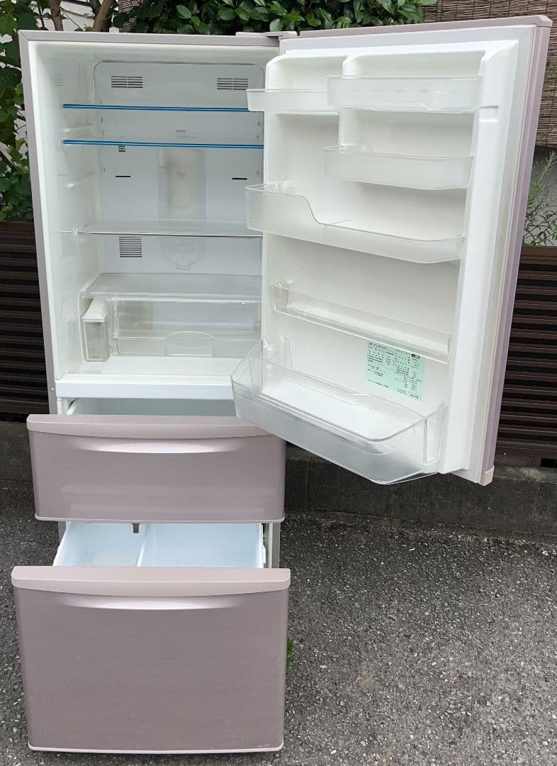 パナソニック大型 3ドア冷蔵庫321L エコナビ自動製氷　自動霜取り機能付き