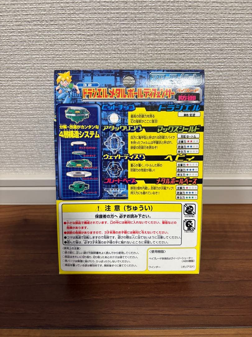 【未開封・当時物】爆転シュートベイブレード ドラシエルメタルボールディフェンサー