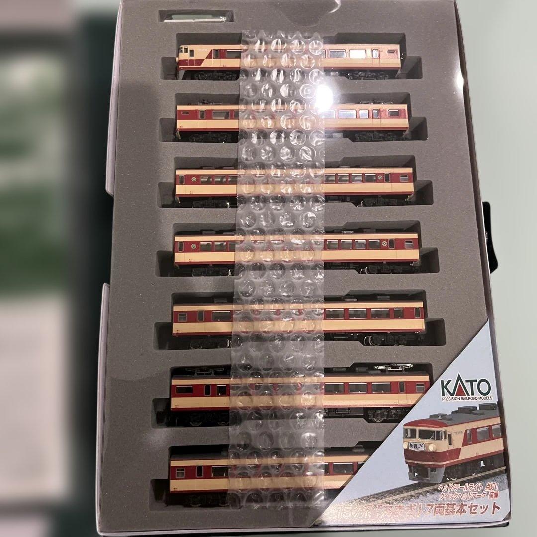 Nゲージ　KATO 10-393 157系 あまぎ 基本 7両セット